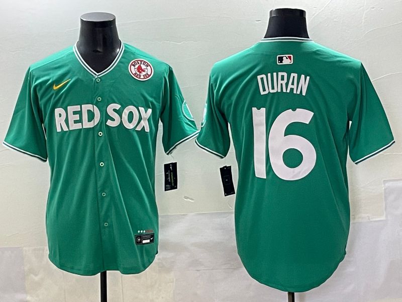 Men Boston Red Sox #16 Duran Green Joint Name Nike 2025 MLB Jersey style 49->boston red sox->MLB Jersey